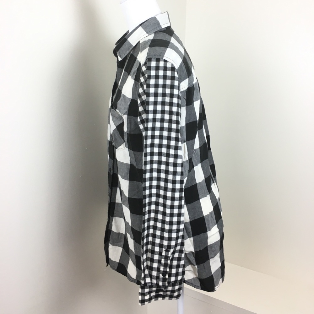 🛍American Eagle Buffalo Check Jegging Shirt - Picture 3 of 4